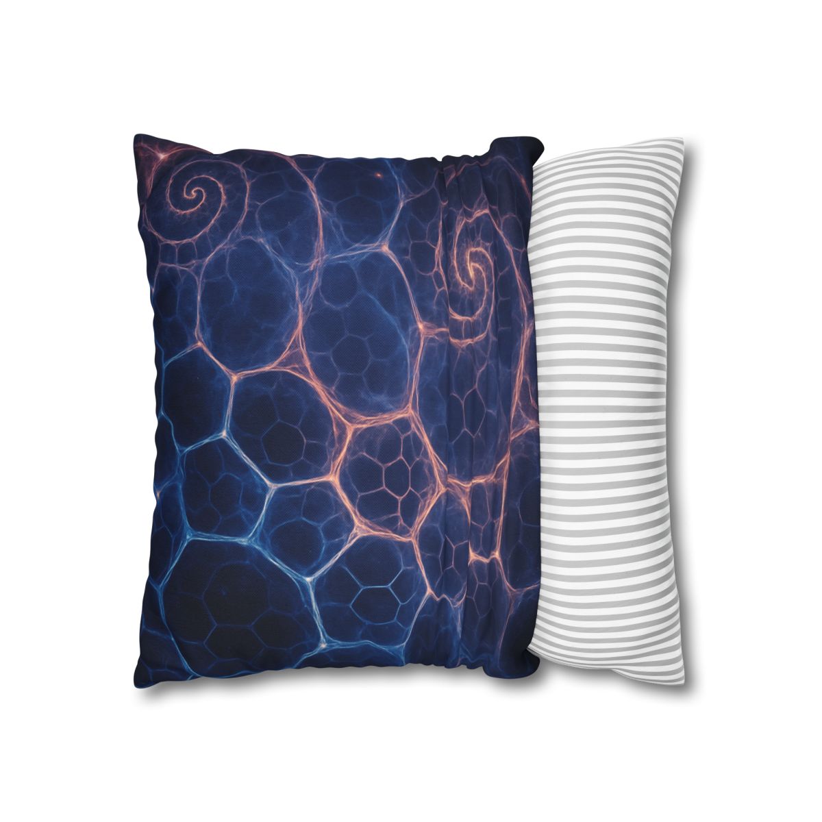 Fractal Nebula Lattice unique gift pillow cases