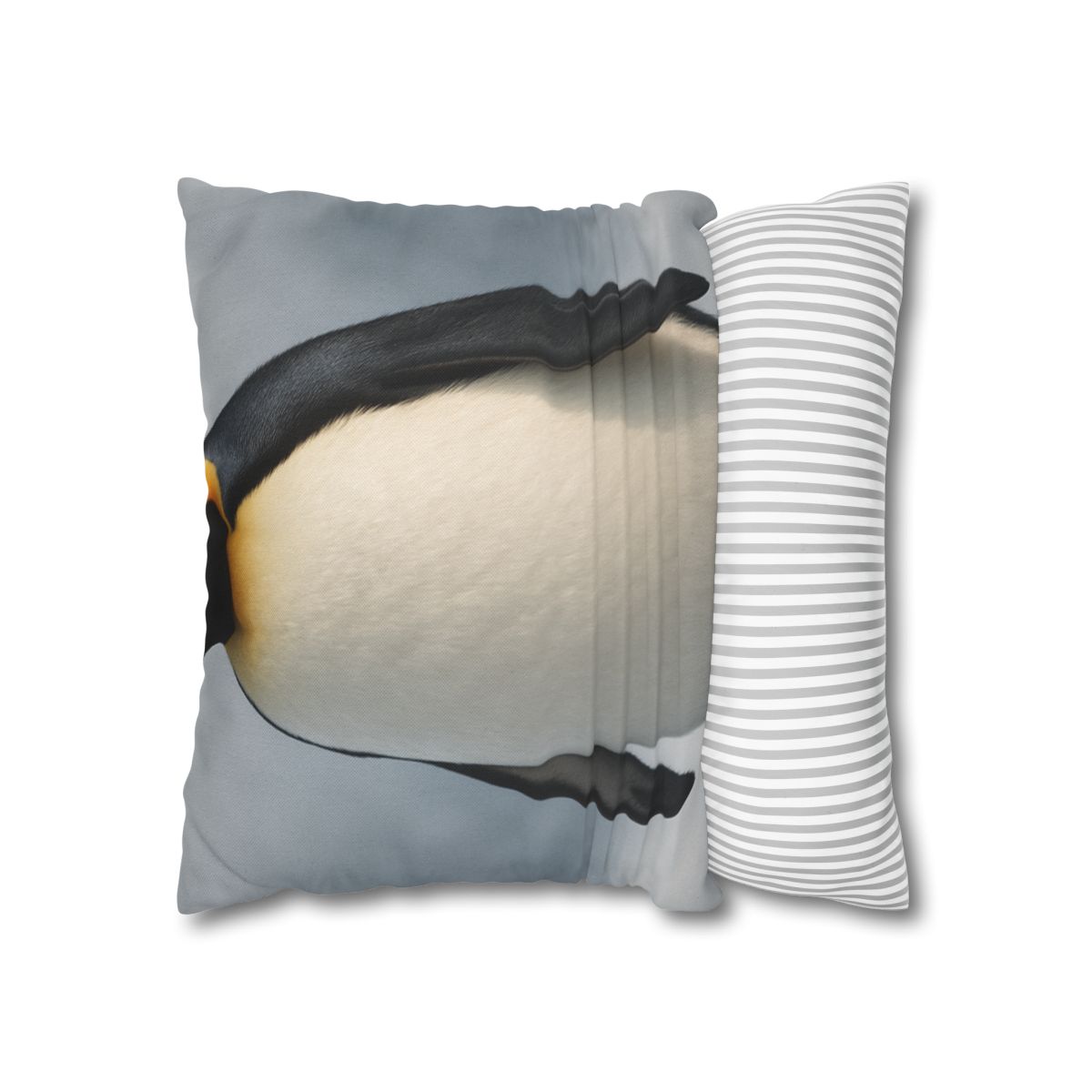 Frost Line Emperor Penguin designer print pillow cases