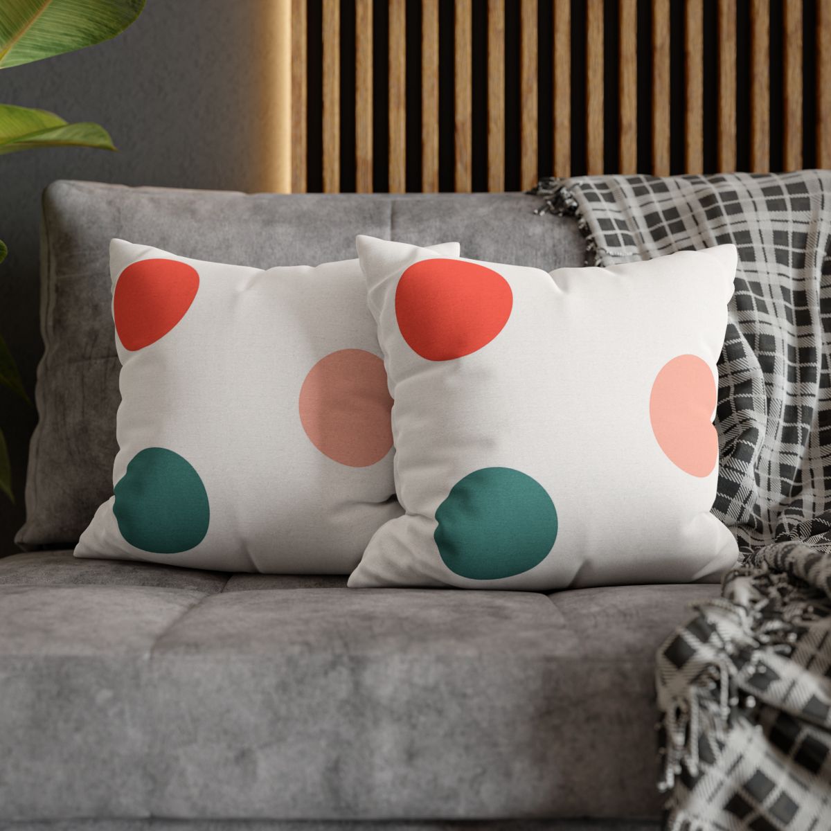 Three Point Triangle Rhythm soft cotton pillow cases