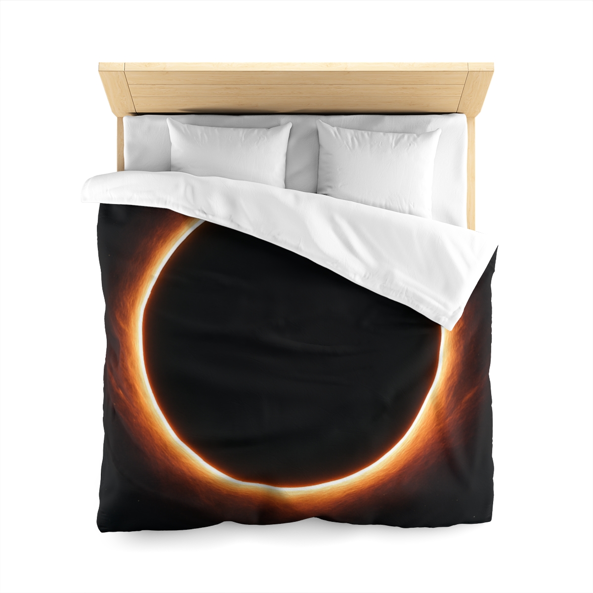 Dark Horizon Singularity Glow personalized bedding duvets