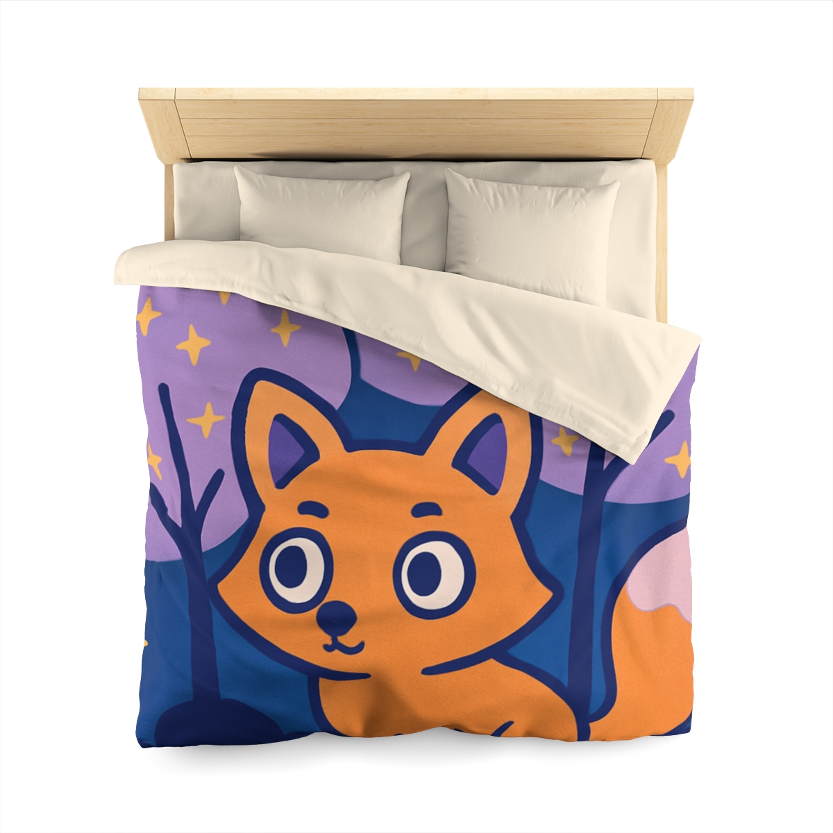 Galactic Forest Fox duvets for gifts