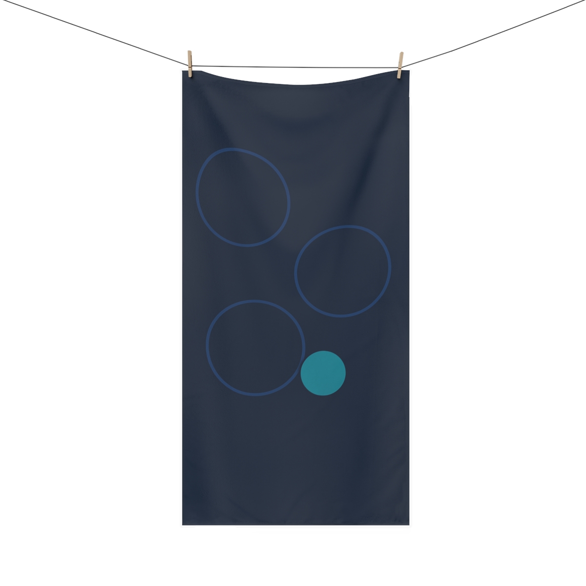 Quiet Orbit Of Four Circles soft cotton towels