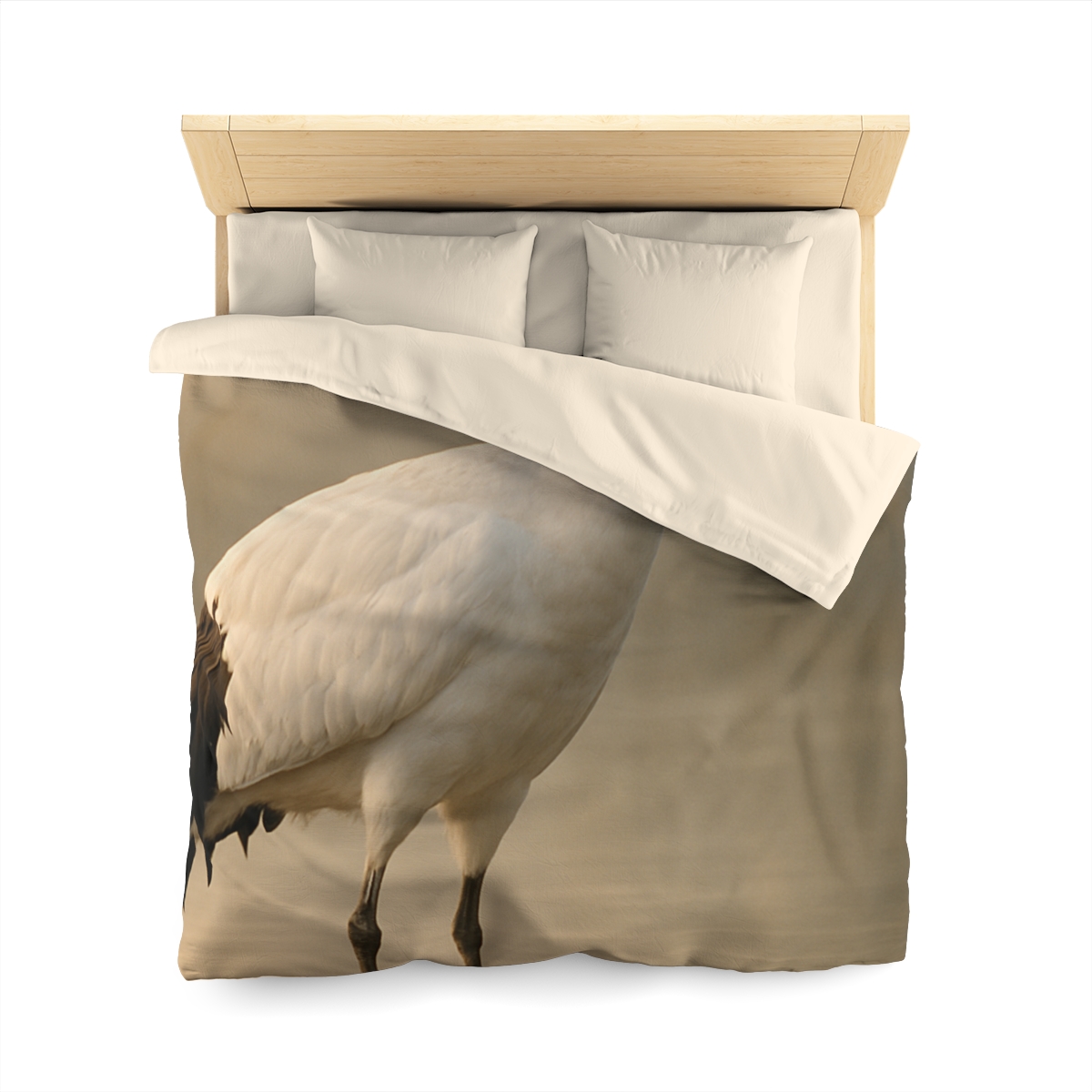 Dawn Balance Red Crowned Crane duvets for gifts
