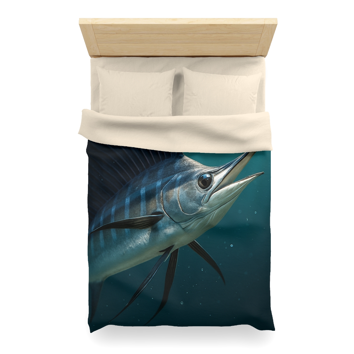 Nebula Flash Sailfish personalized bedding duvets