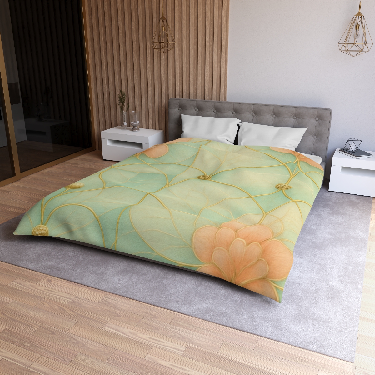 Petal Prism Lattice soft comforter duvets