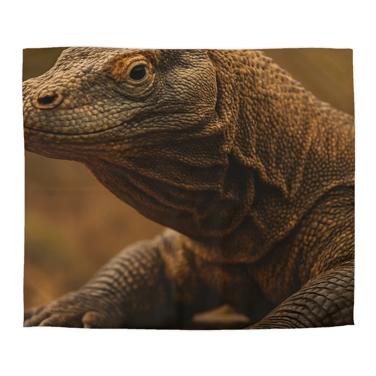 Ancient Scale Komodo Dragon unique patterned duvets