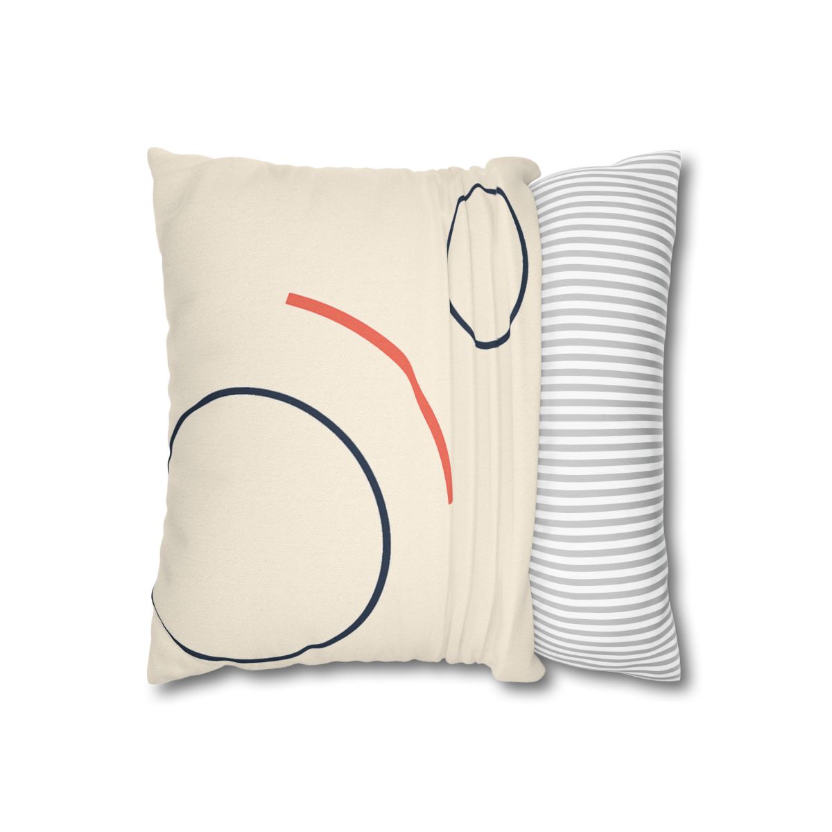 Orbit Gap Circle Pair custom pillow cases