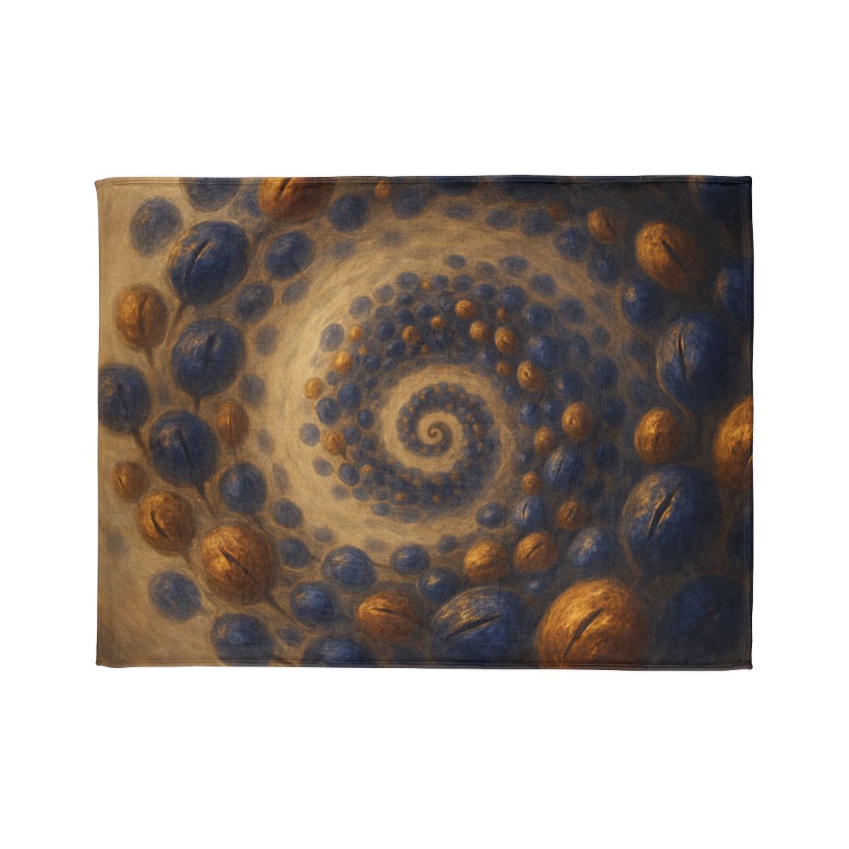 Spiral Seed Cluster decorative home blankets