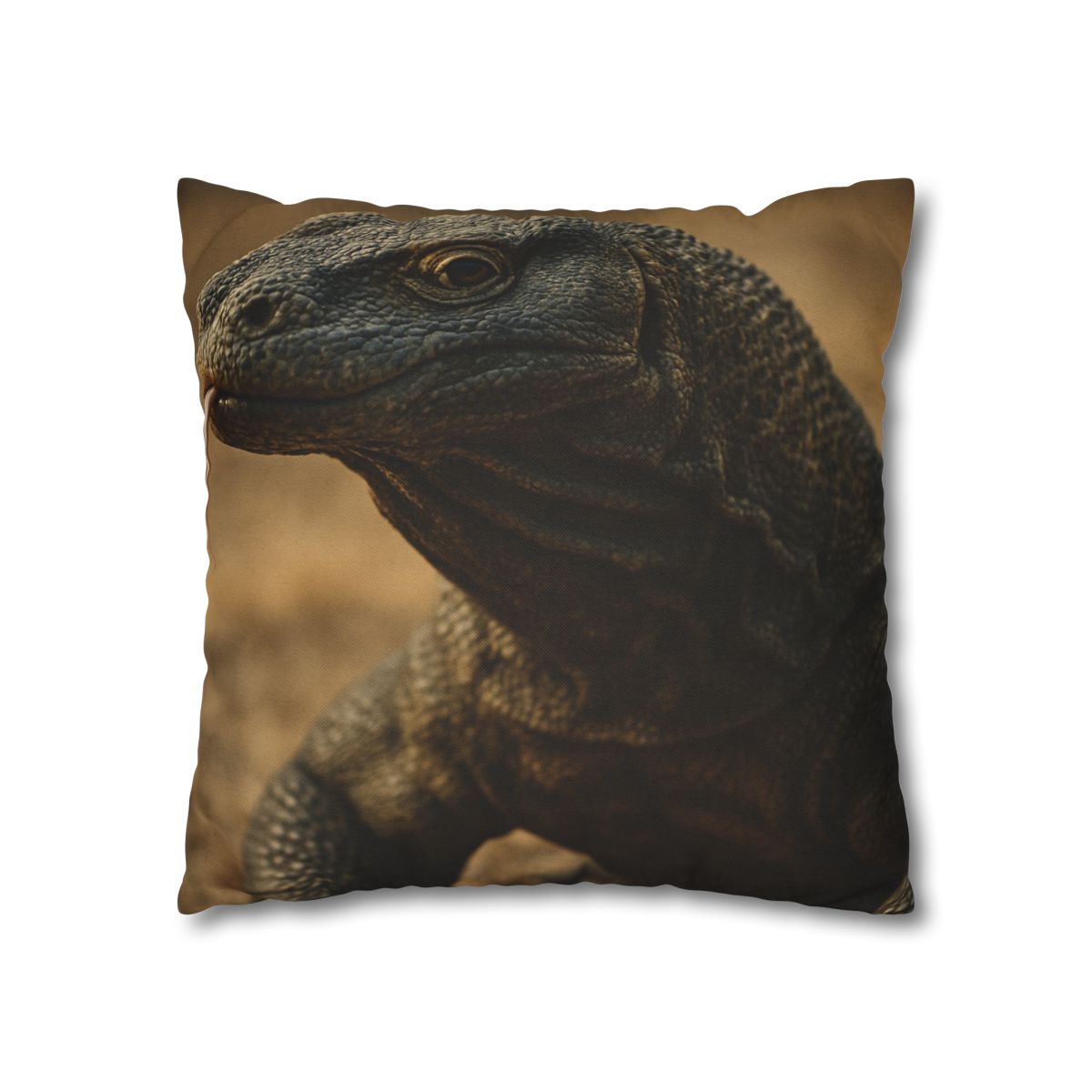 Ancient Sentinel Komodo Dragon soft cotton pillow cases
