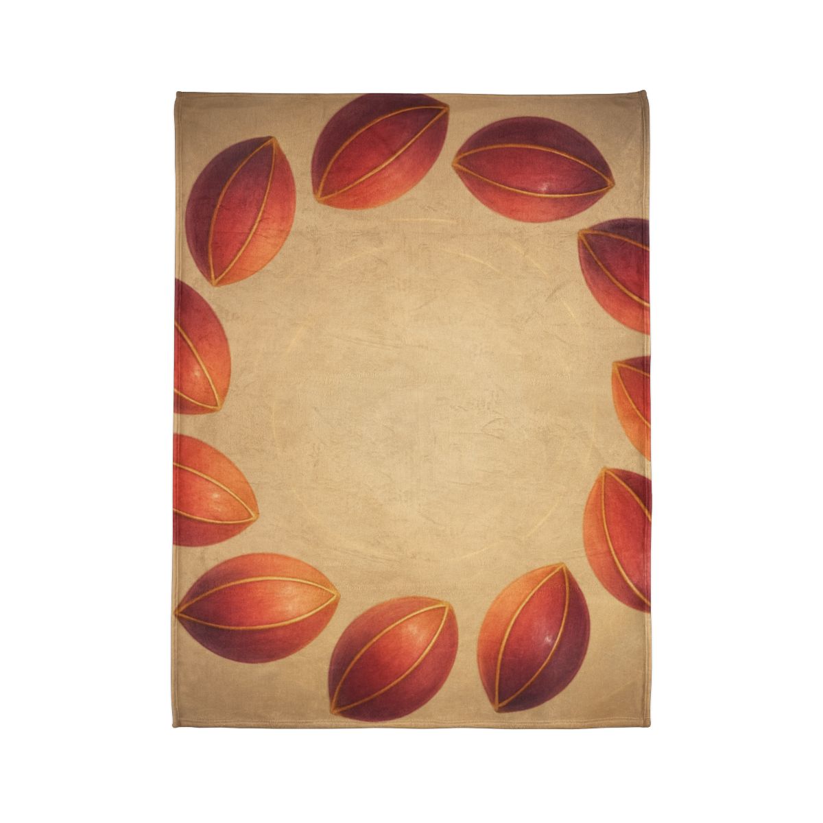 Cosmic Seed Pod Halo soft fleece blankets