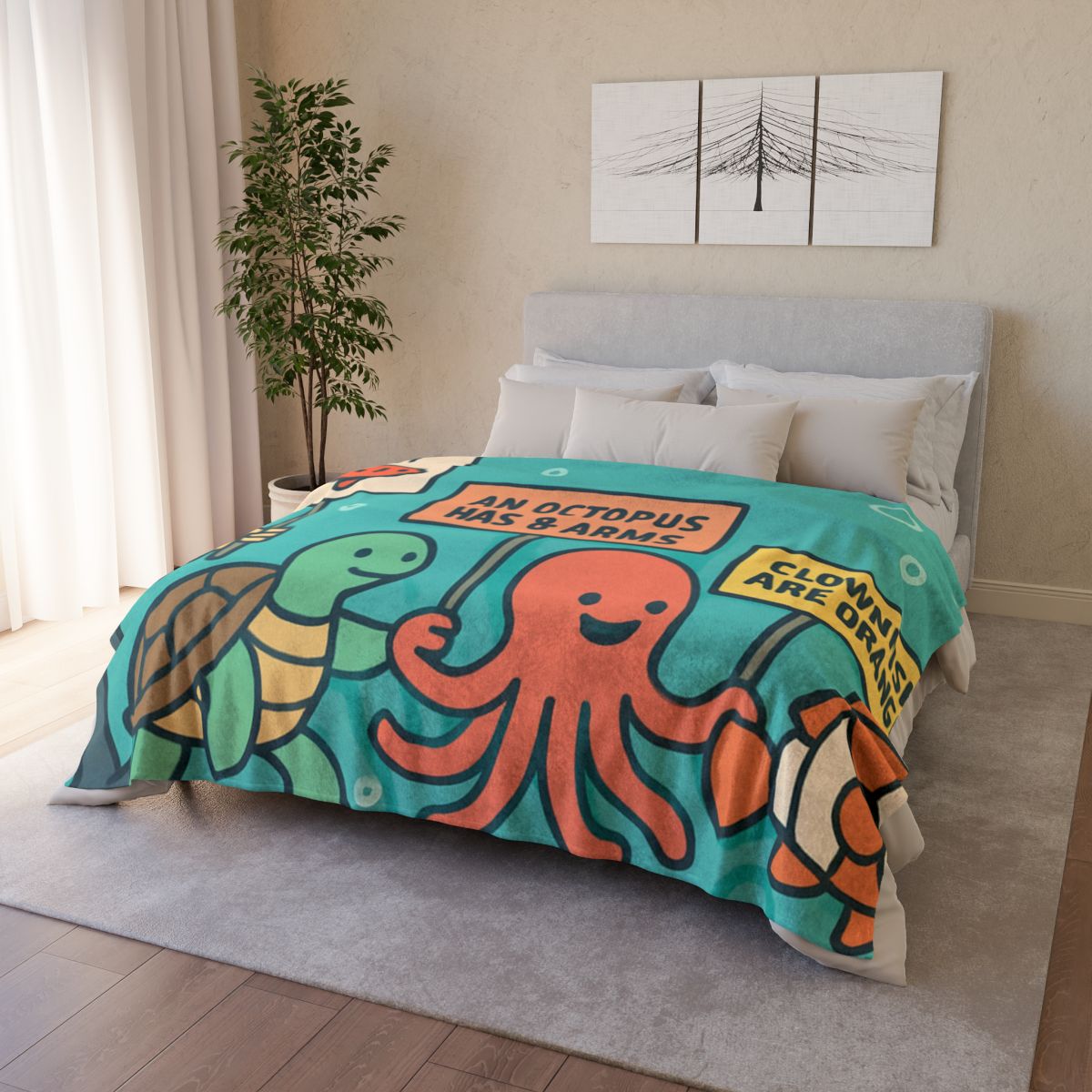 Coral Kingdom Science Parade custom blankets