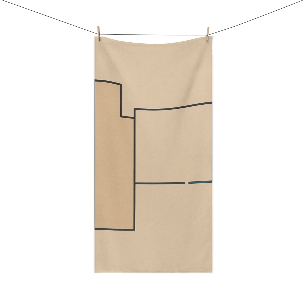 Stepped Trio And Open Window custom towels
