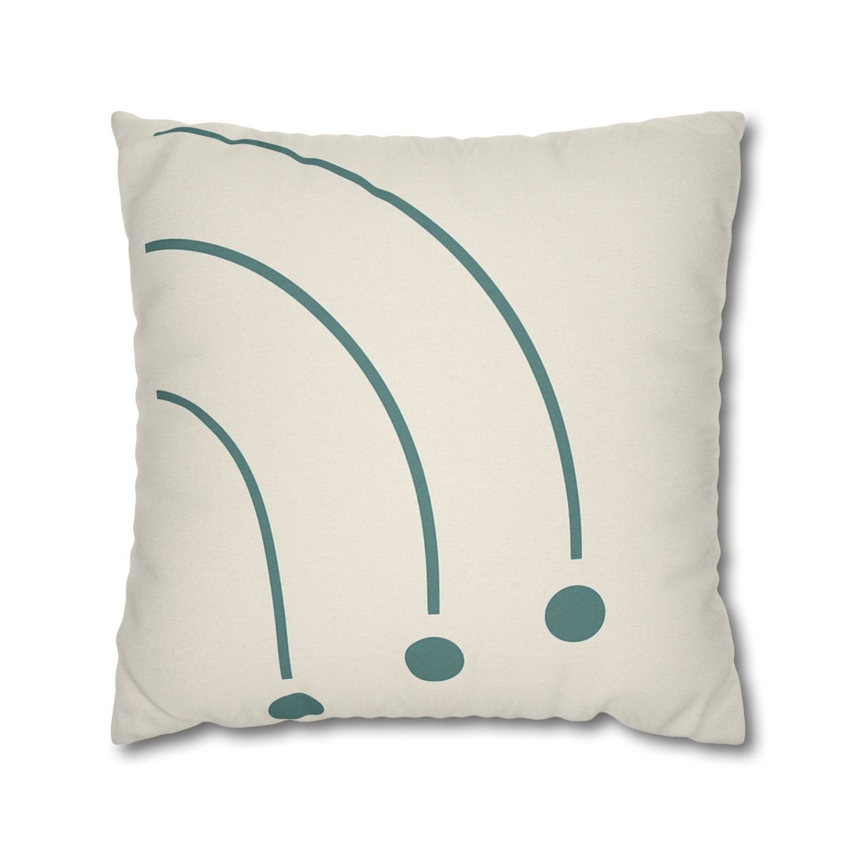 Balanced Arc And Dot Trio personalized pillow covers