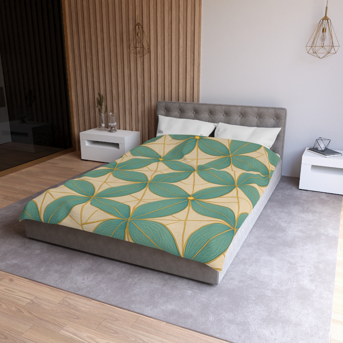 Petal Circuit Lattice stylish duvet covers