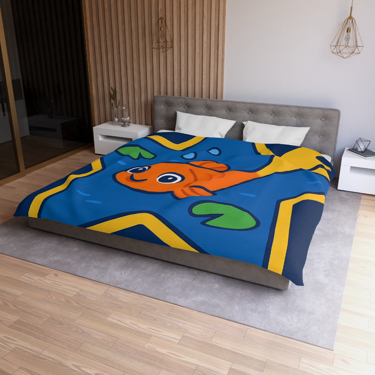 Comet Koi And The Star Pond warm winter duvets