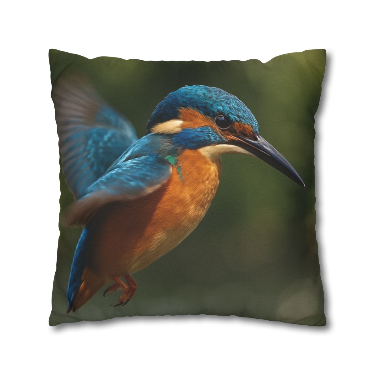 Kingfisher Sapphire Dive unique gift pillow cases