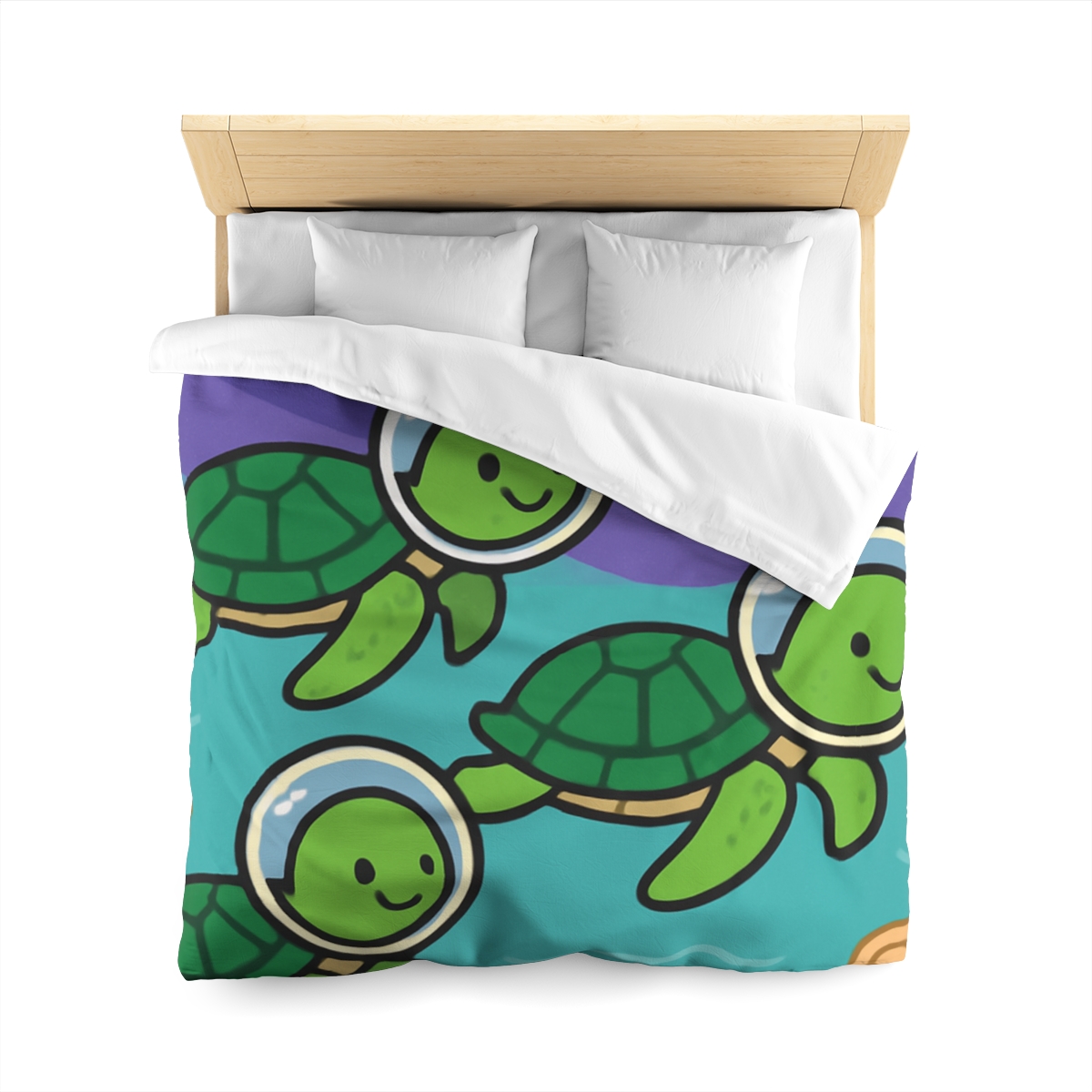 Starry Seas Turtle Team warm winter duvets