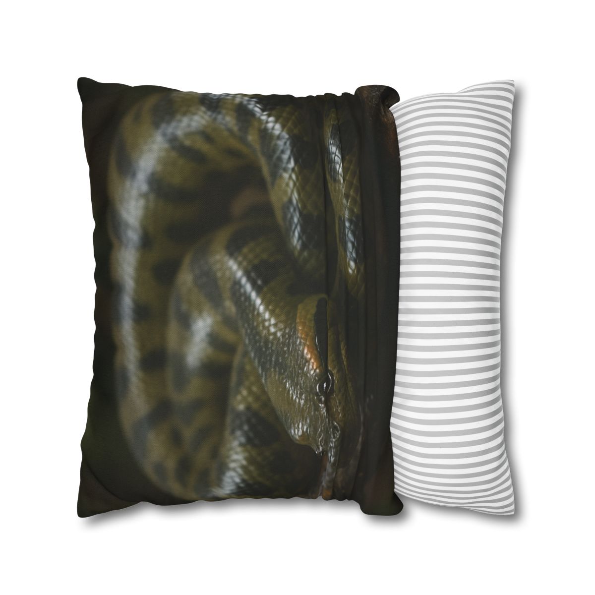 Shadow Coil Green Anaconda comfortable bedding pillow covers