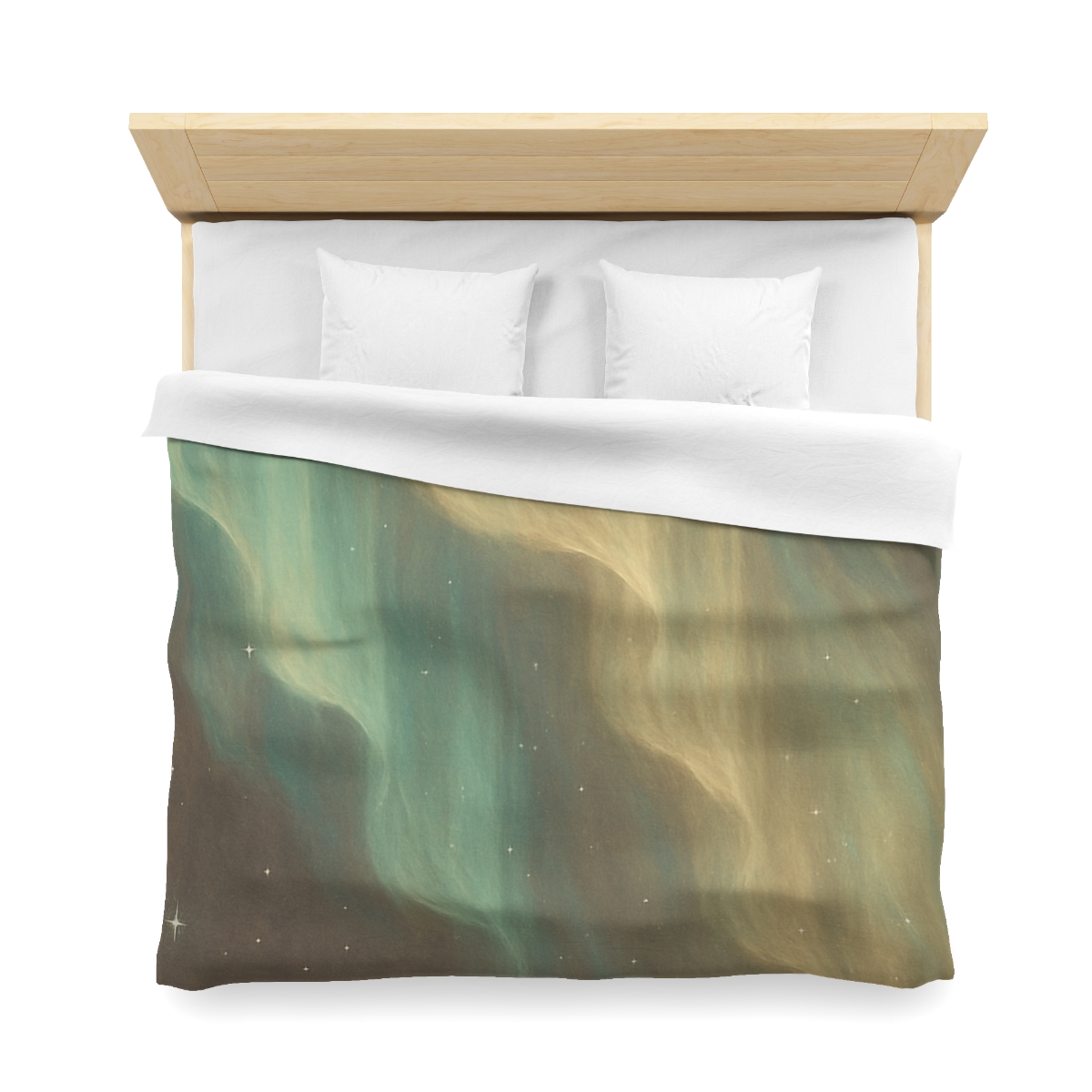 Auroral Dust Cascade unique patterned duvets