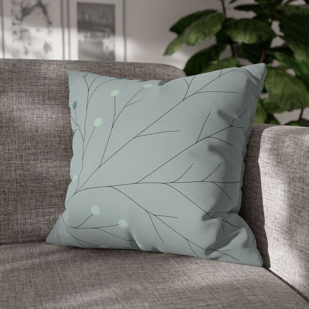 Branching Stem Constellation designer print pillow cases