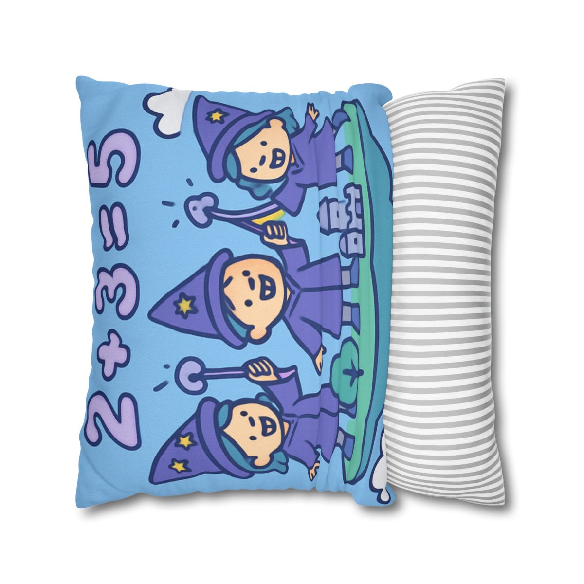 Math Wizards Floating Island comfortable bedding pillow covers