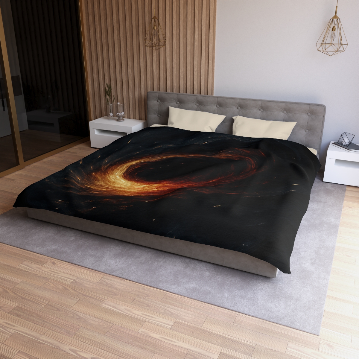 Gravity Echo Vortex personalized bedding duvets