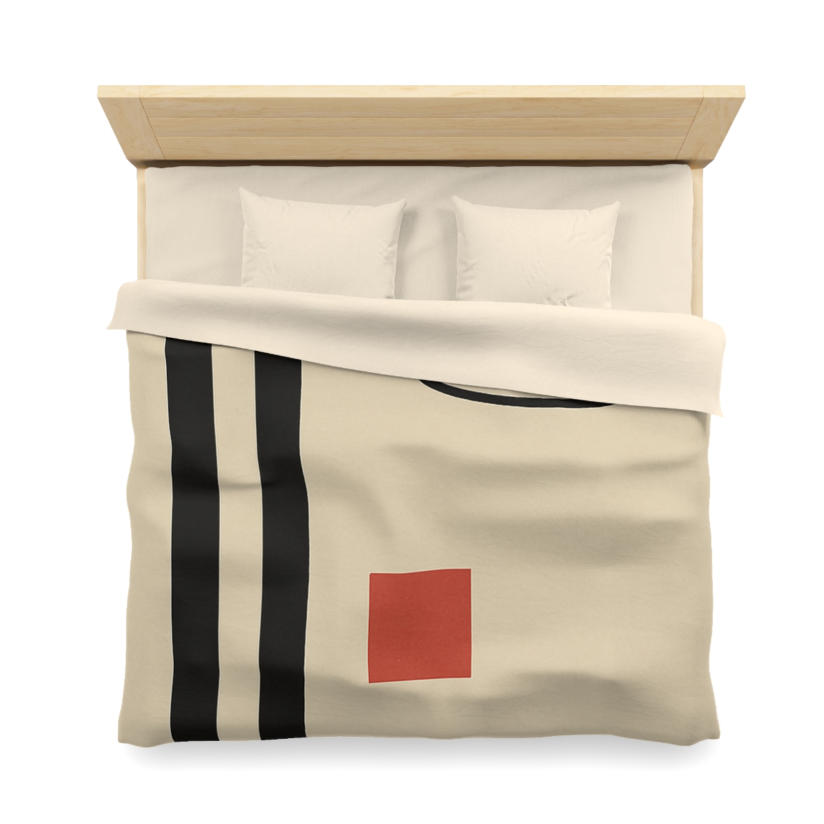 Aligned Posts With Floating Oval stylish duvet covers