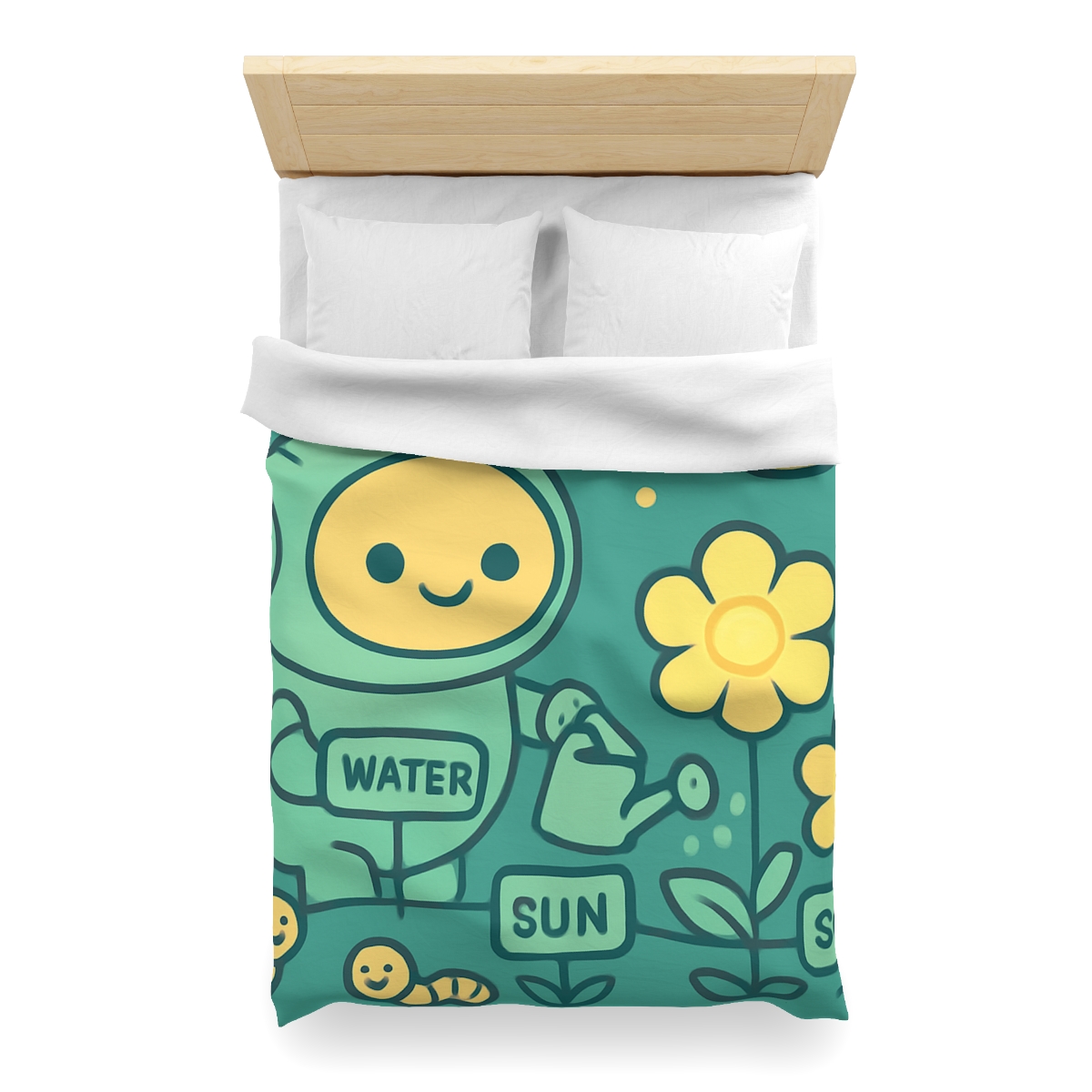 Robot Gardener And The Moonflower Patch warm winter duvets