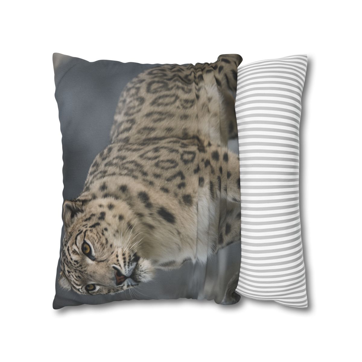 Snow Leopard Silent Summit trendy patterned pillow cases