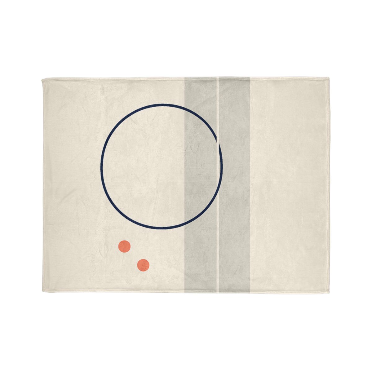 Quiet Orbit With Split Panel stylish throw blankets