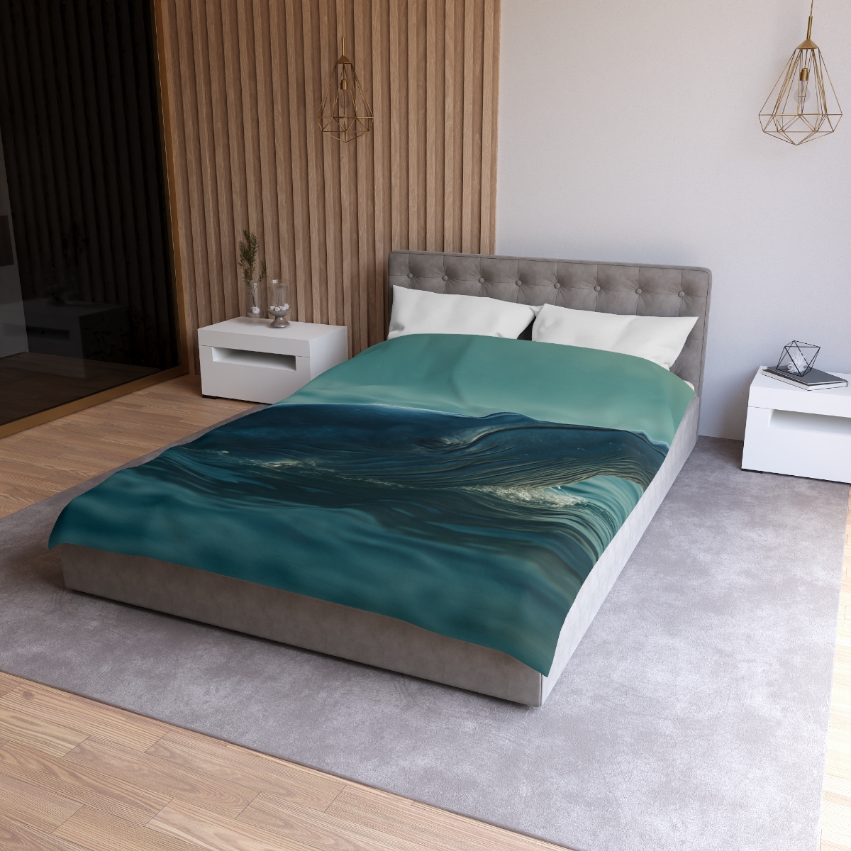 Ocean Song Blue Whale stylish duvet covers