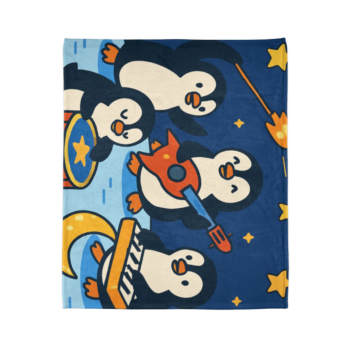 Starlight Symphony Penguin Band warm winter blankets