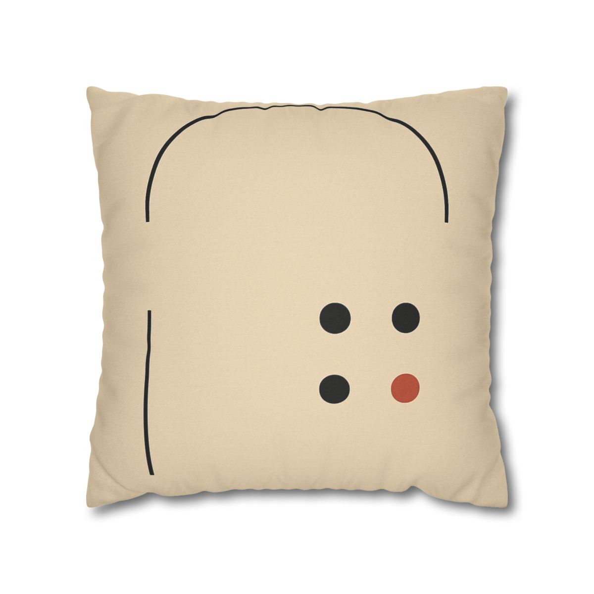 Partial Arc Window Over Dot Grid trendy patterned pillow cases
