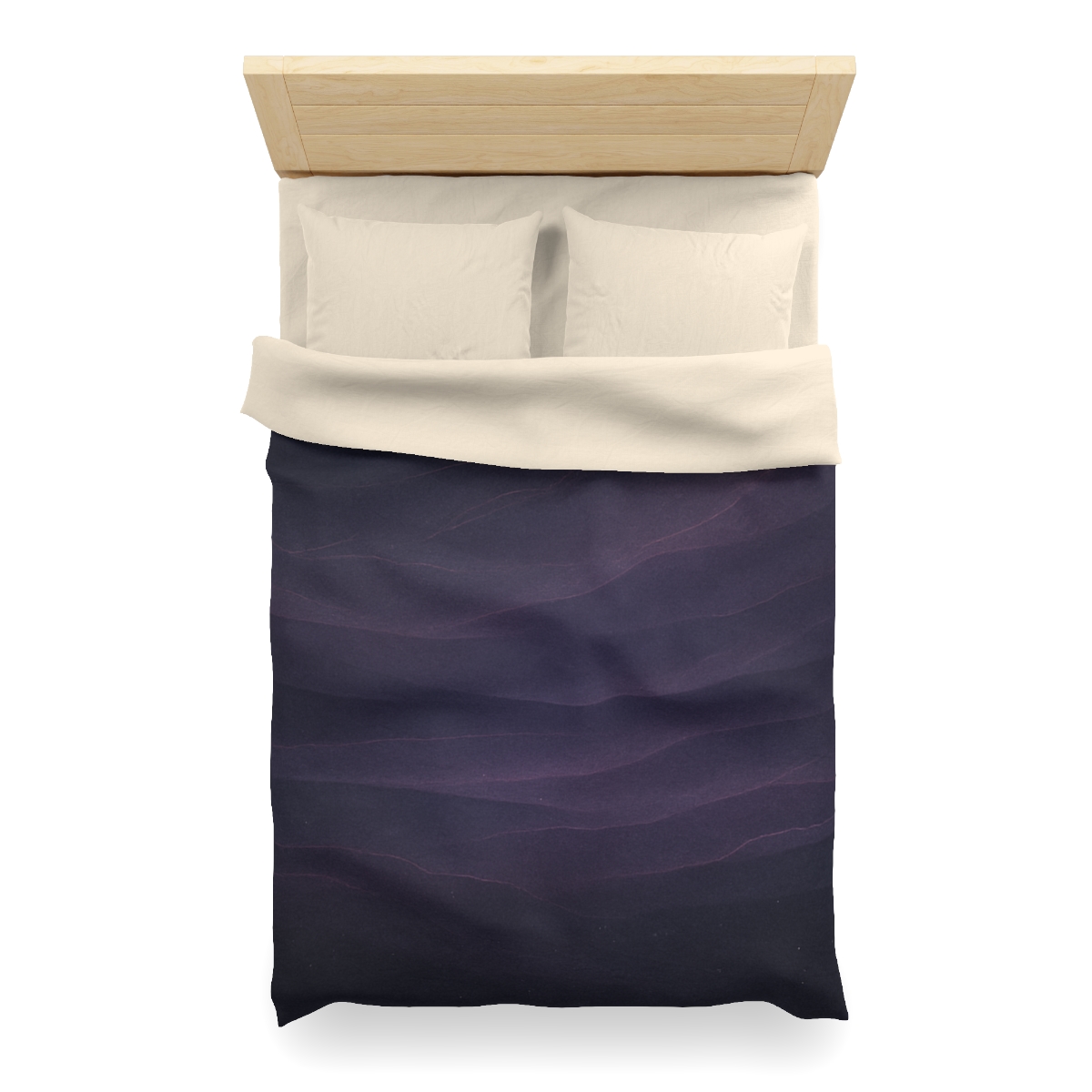 Dark Energy Gradient Veil designer printed duvets