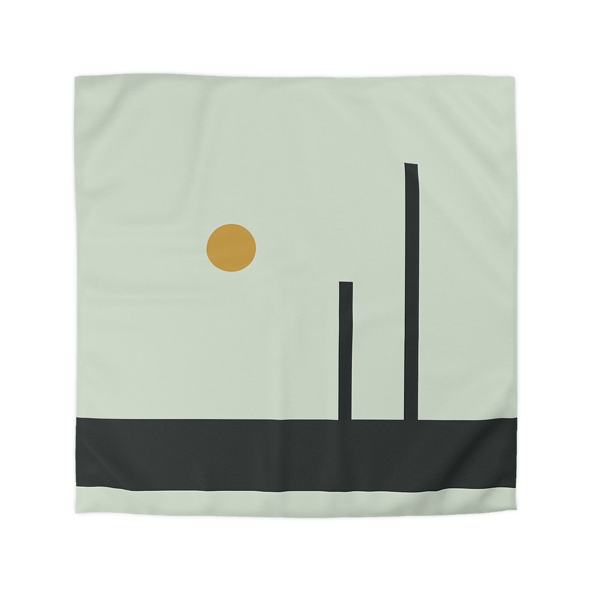 Low Horizon Bar And Twin Posts duvets for gifts