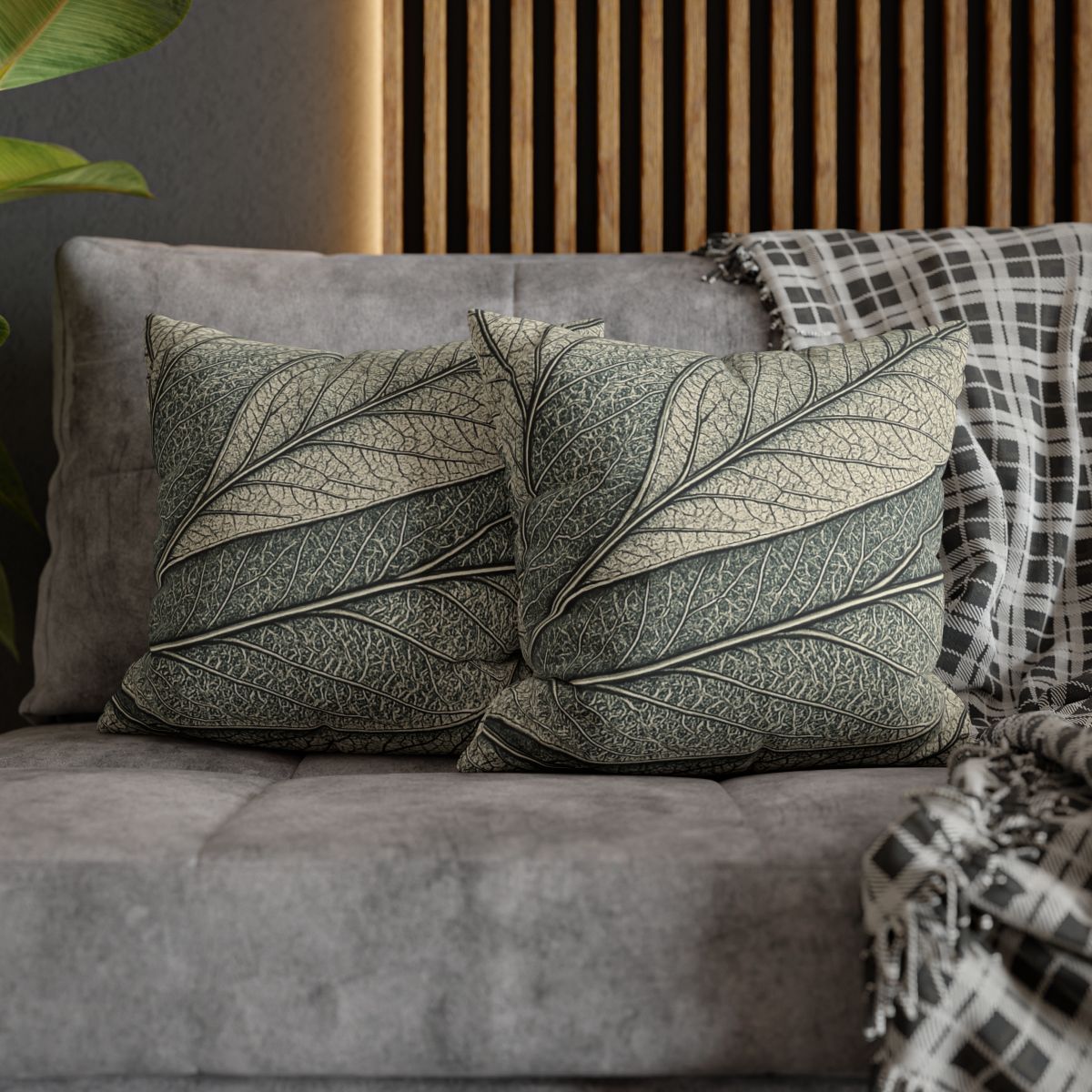 Vein Map Filigree soft cotton pillow cases