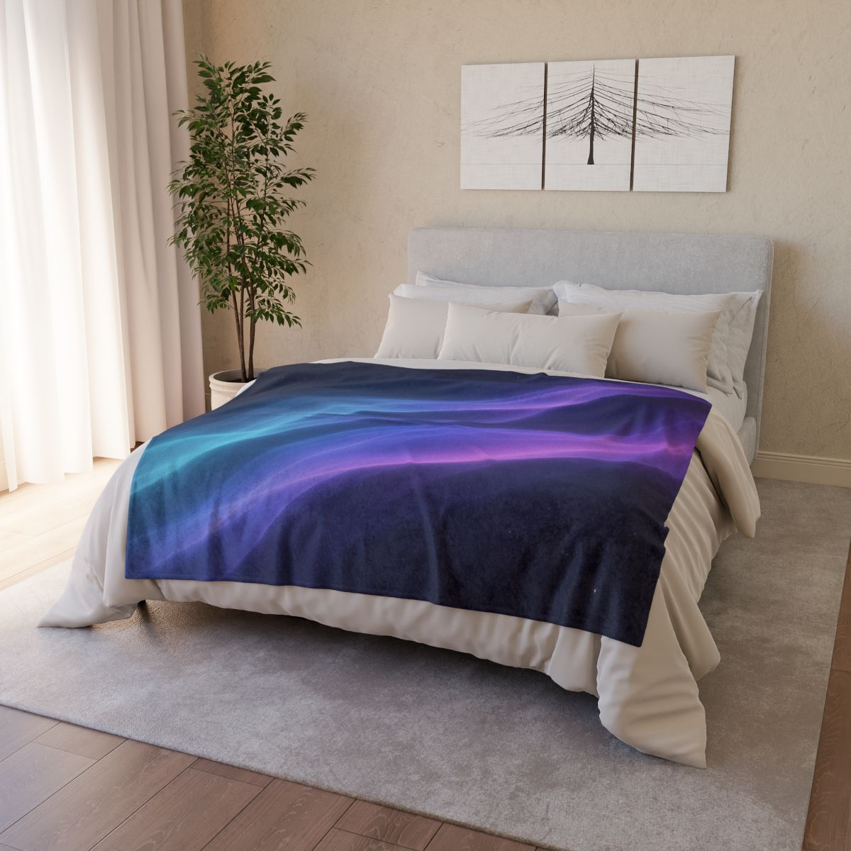 Prismatic Ion Veil Drift warm winter blankets