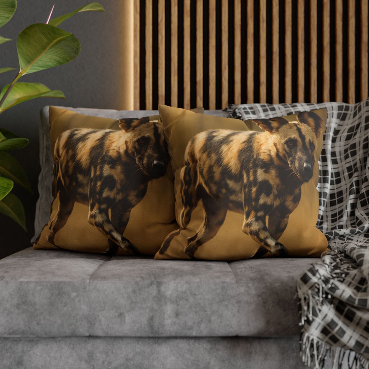 Pulse Trail Painted Dog comfortable bedding pillow covers