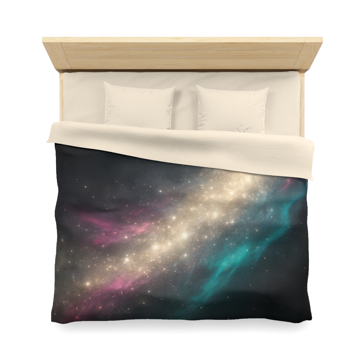 Radiant Flux Starstream personalized bedding duvets