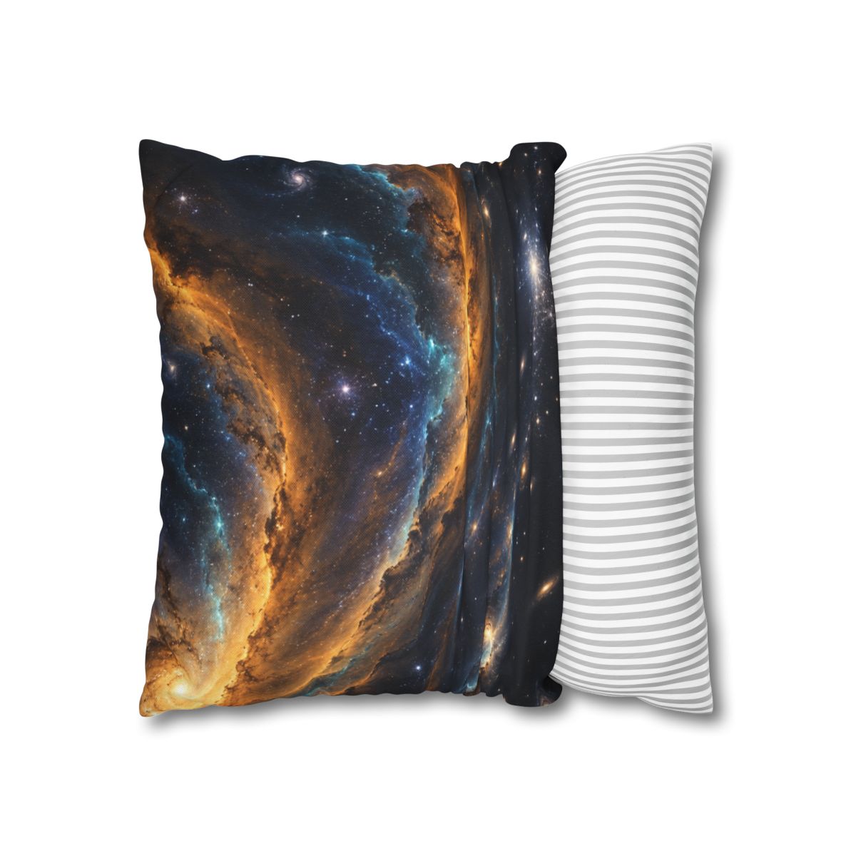 Saffron Voidwave Canopy soft cotton pillow cases [AI-898c4bb3-b7ee3137b1e0]