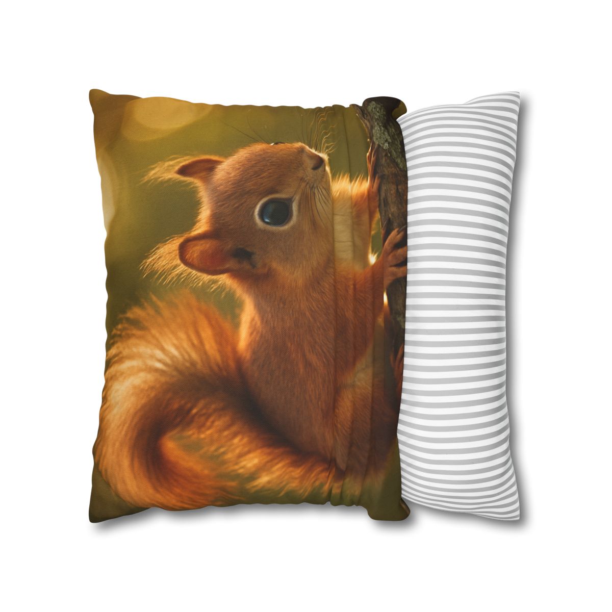 Sunrise Forager Red Squirrel comfortable bedding pillow covers