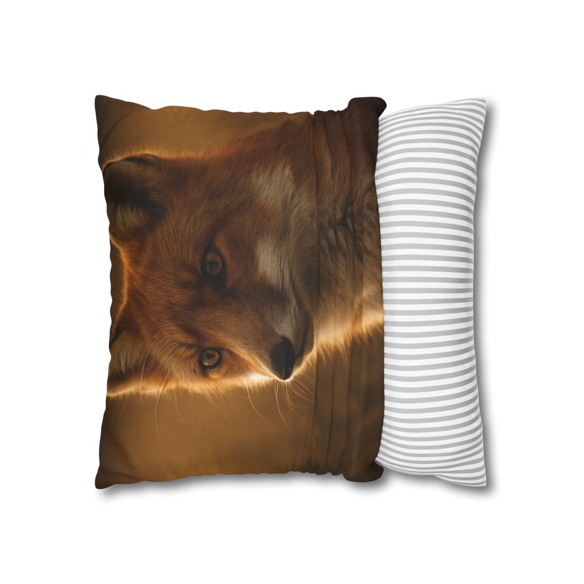 Crimson Whisper Red Fox comfortable bedding pillow covers