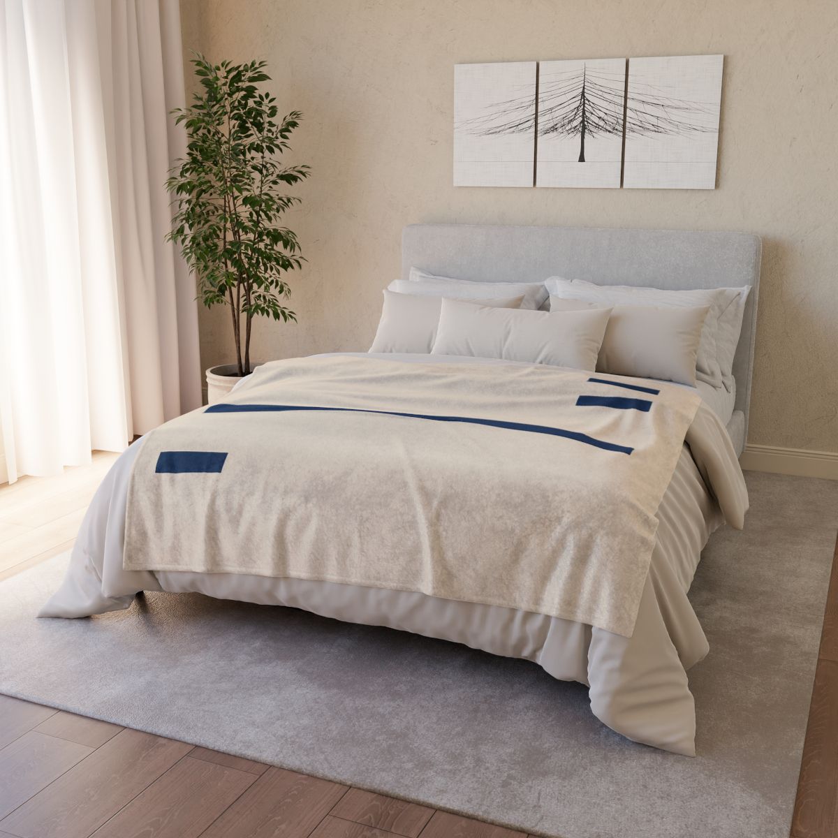 Split Horizon Bar Sequence warm winter blankets