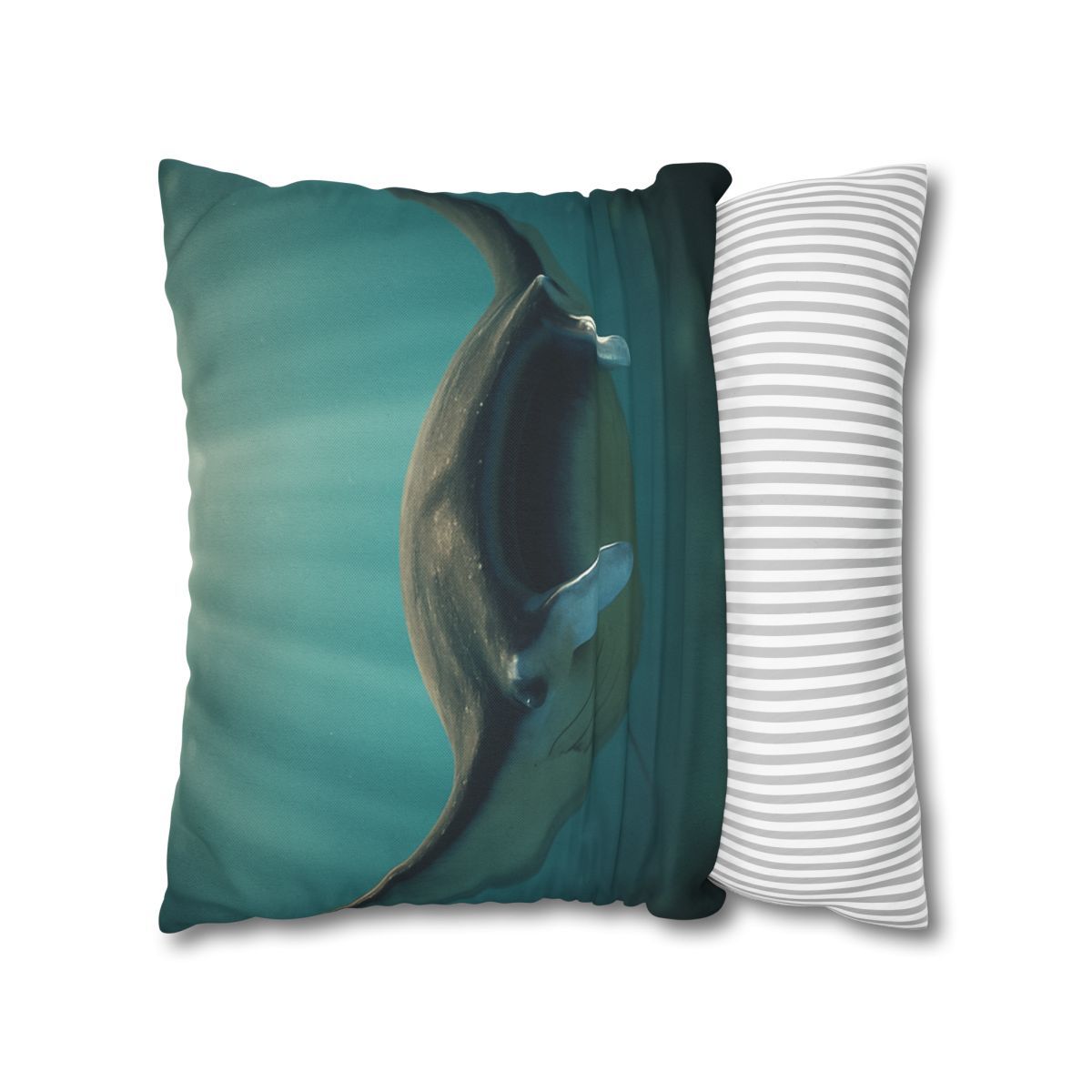 Starlit Drift Giant Manta Ray personalized pillow covers