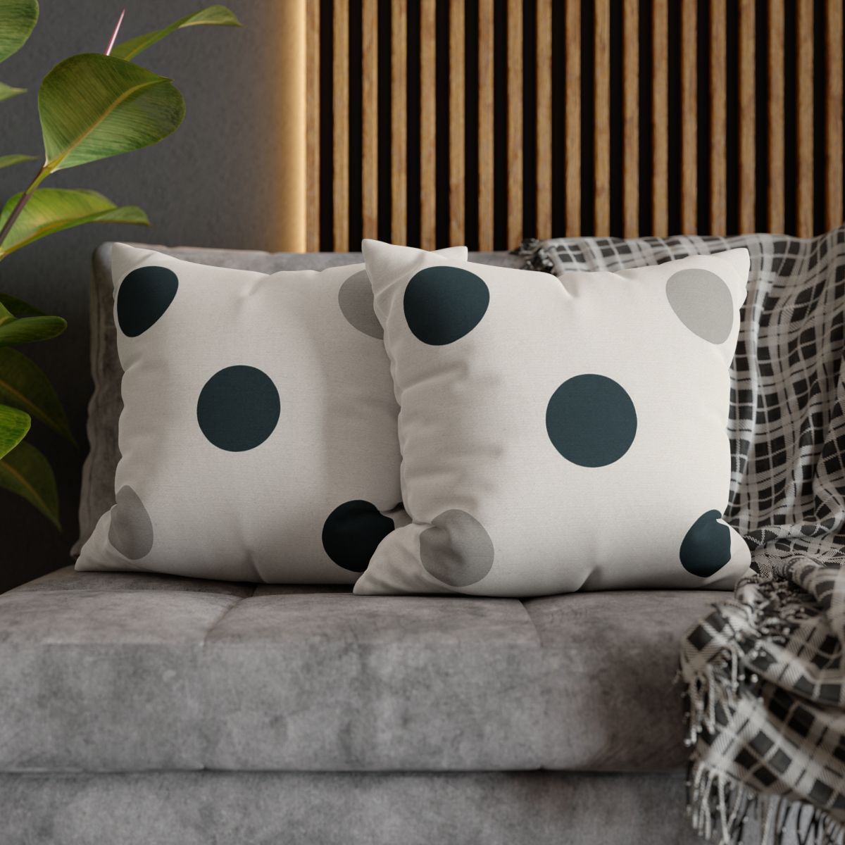 Sparse Dot Grid Rhythm stylish decorative pillowcases