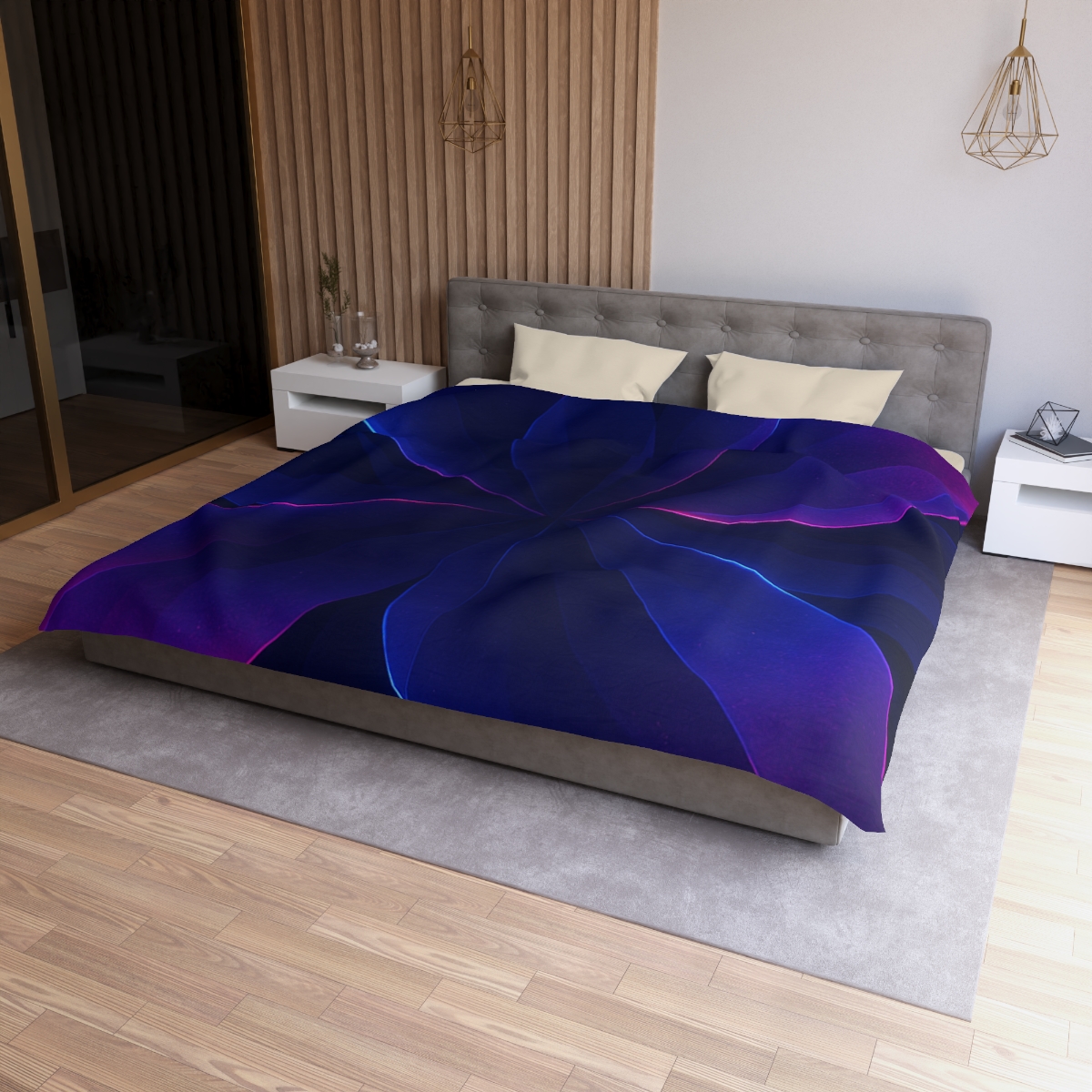 Petal Prism Parallax personalized bedding duvets