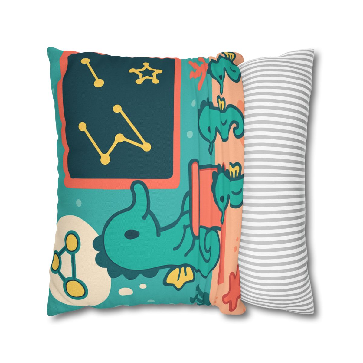 Starry Seahorse School personalized pillow covers
