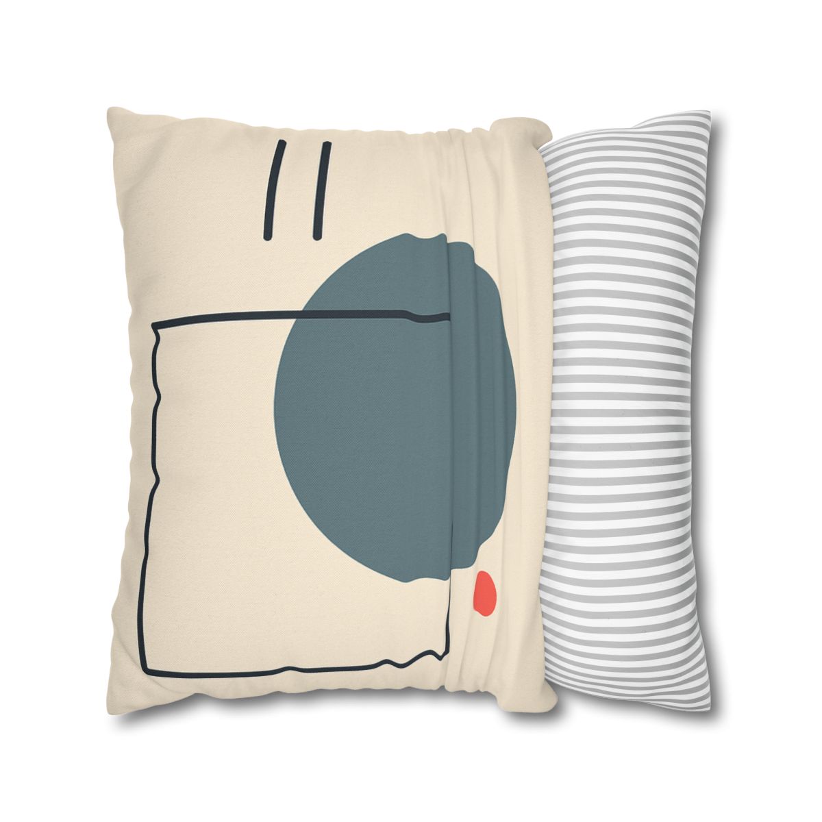 Quiet Orbit With Offset Frame unique gift pillow cases