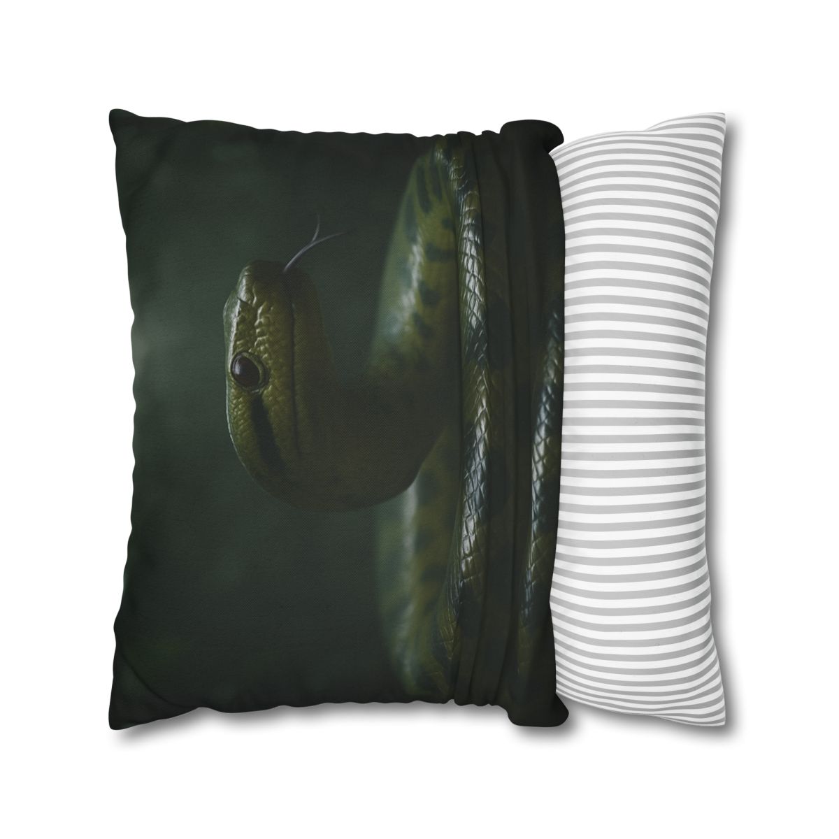 Starlit Coil Green Anaconda comfortable bedding pillow covers