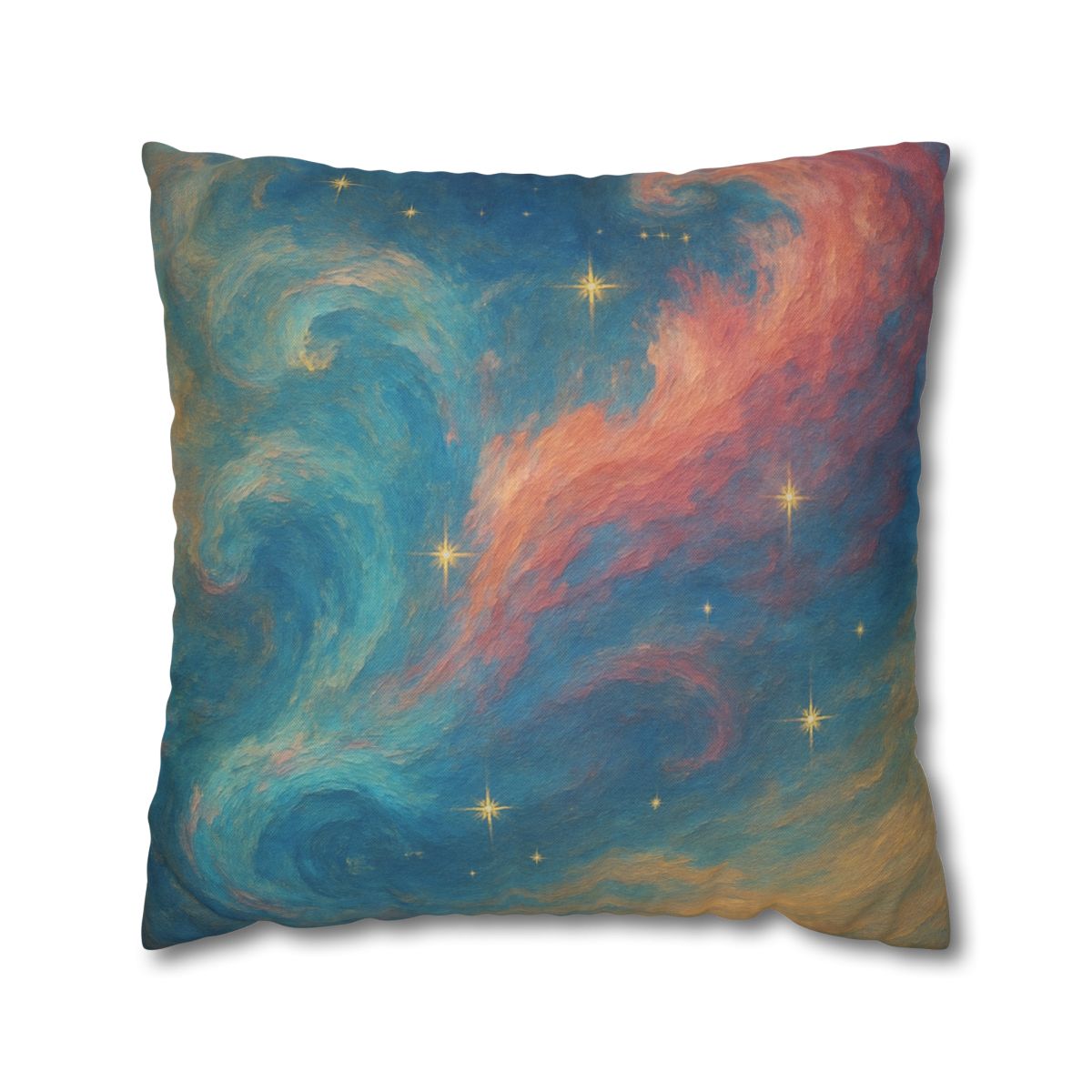 Chromatic Nebula Tidal Bloom stylish decorative pillowcases